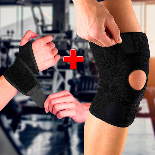 Combo Deportivo: Rodillera + Muñequera | Protección y Comodidad Total