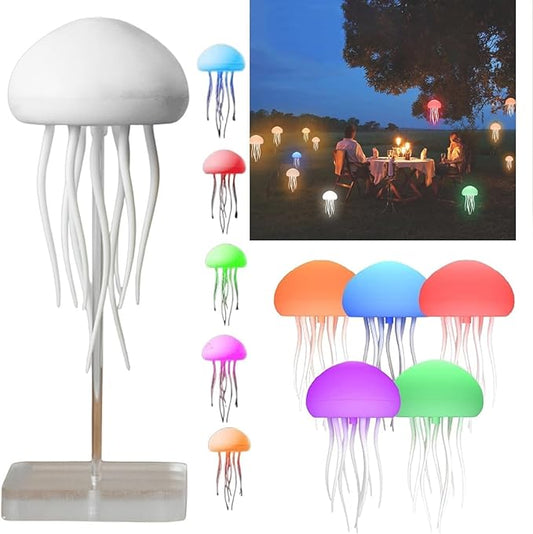 Lámpara Medusa Recargable | Iluminación Hipnótica y Moderna